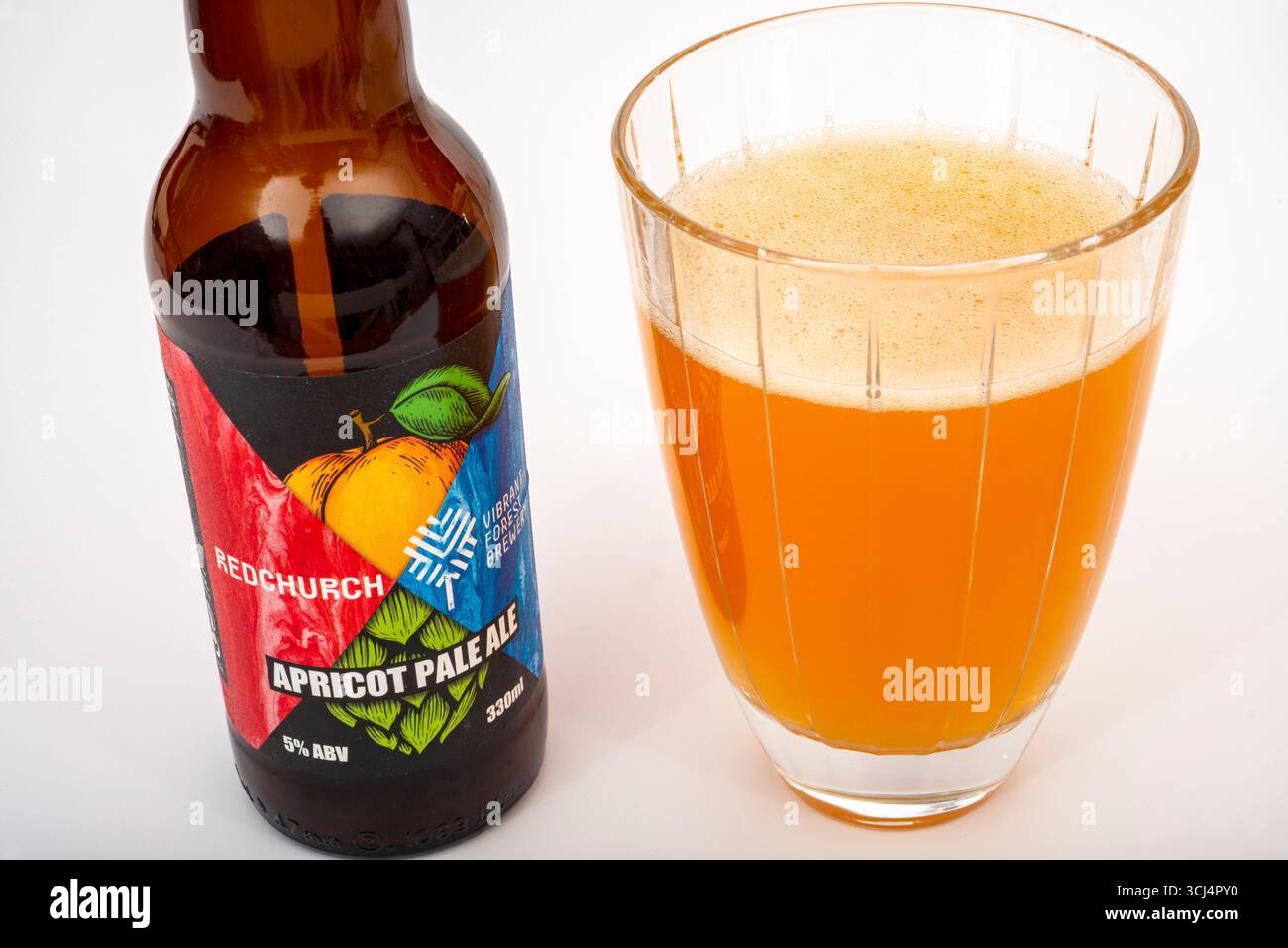 Redchurch Aprikose Pale Ale Stockfoto