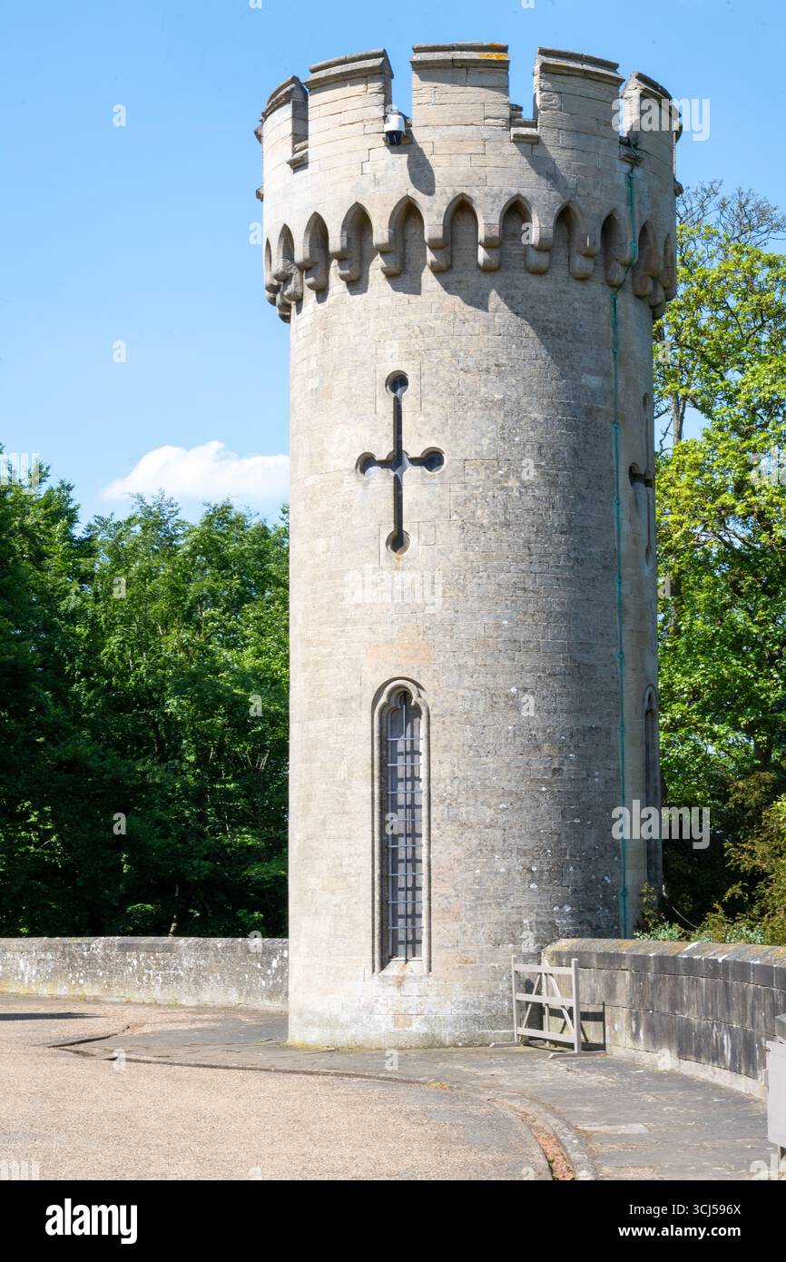 Belvoir Castle - englisches historisches Schloss und Herrenhaus - Leicestershire, England, Großbritannien Stockfoto
