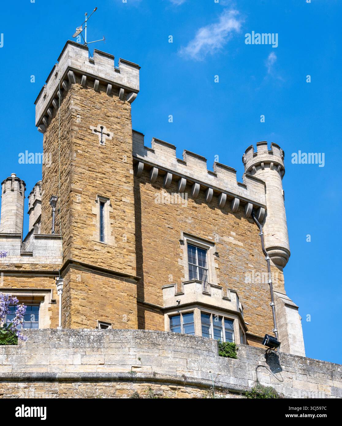 Belvoir Castle - englisches historisches Schloss und Herrenhaus - Leicestershire, England, Großbritannien Stockfoto
