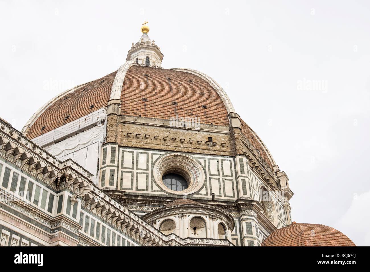 Die historische Kathedrale oder der dom und die Kuppel im Zentrum von florenz toskana italien Stockfoto