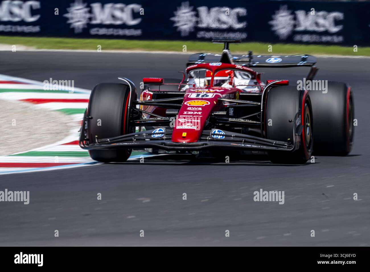 Freies Training 1 italienischer GP, Monza, Formel-1-Meisterschaft 2025, ferrari, mclaren, mercedes, redbull, Alpha tauri, sauber Stockfoto