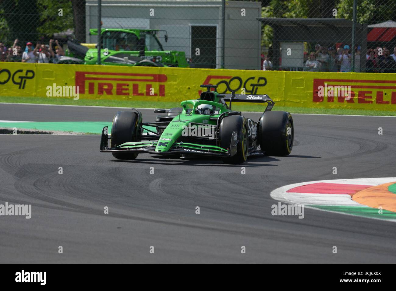 Monza, Italien. September 2025. 05.09.2025, Autodromo Nazionale Monza, Monza, FORMEL 1 PIRELLI GRAN PREMIO DÂ'ITALIA 2025, im Bild Nico HÃ¼lkenberg (DEU), Stake F1 Team Kick sauber Credit: dpa/Alamy Live News Stockfoto