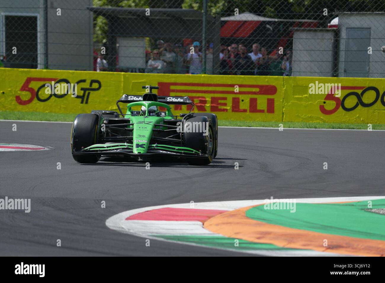 Monza, Italien. September 2025. 05.09.2025, Autodromo Nazionale Monza, Monza, FORMEL 1 PIRELLI GRAN PREMIO DÂ'ITALIA 2025, im Bild Nico HÃ¼lkenberg (DEU), Stake F1 Team Kick sauber Credit: dpa/Alamy Live News Stockfoto