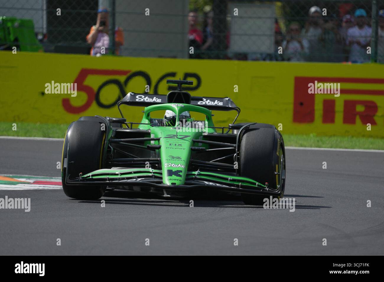 Monza, Italien. September 2025. 05.09.2025, Autodromo Nazionale Monza, Monza, FORMEL 1 PIRELLI GRAN PREMIO DÂ'ITALIA 2025, im Bild Nico HÃ¼lkenberg (DEU), Stake F1 Team Kick sauber Credit: dpa/Alamy Live News Stockfoto