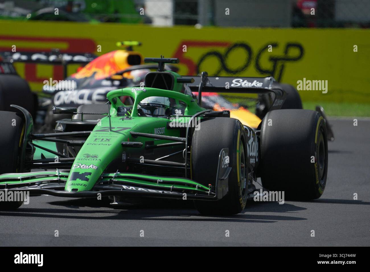Monza, Italien. September 2025. 05.09.2025, Autodromo Nazionale Monza, Monza, FORMEL 1 PIRELLI GRAN PREMIO DÂ'ITALIA 2025, im Bild Nico HÃ¼lkenberg (DEU), Stake F1 Team Kick sauber Credit: dpa/Alamy Live News Stockfoto