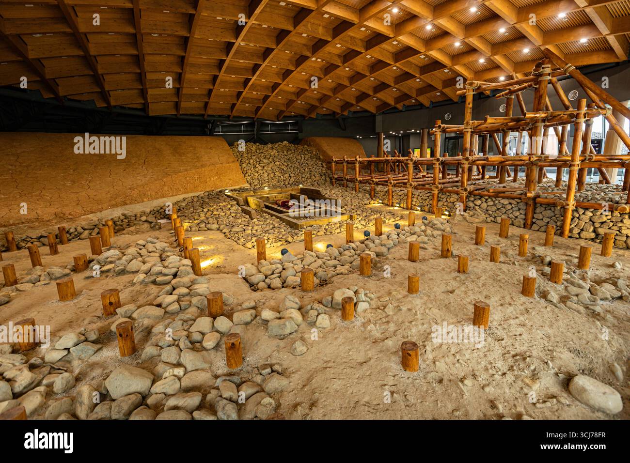 Innenraum des Museums Silla Dynastie in Gyeongju, Südkorea Provinz Gyeongsang, Südkorea Stockfoto