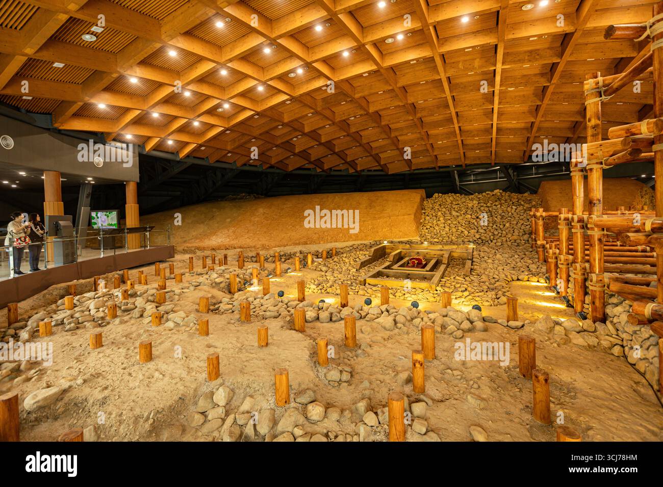 Innenraum des Museums Silla Dynastie in Gyeongju, Südkorea Provinz Gyeongsang, Südkorea Stockfoto
