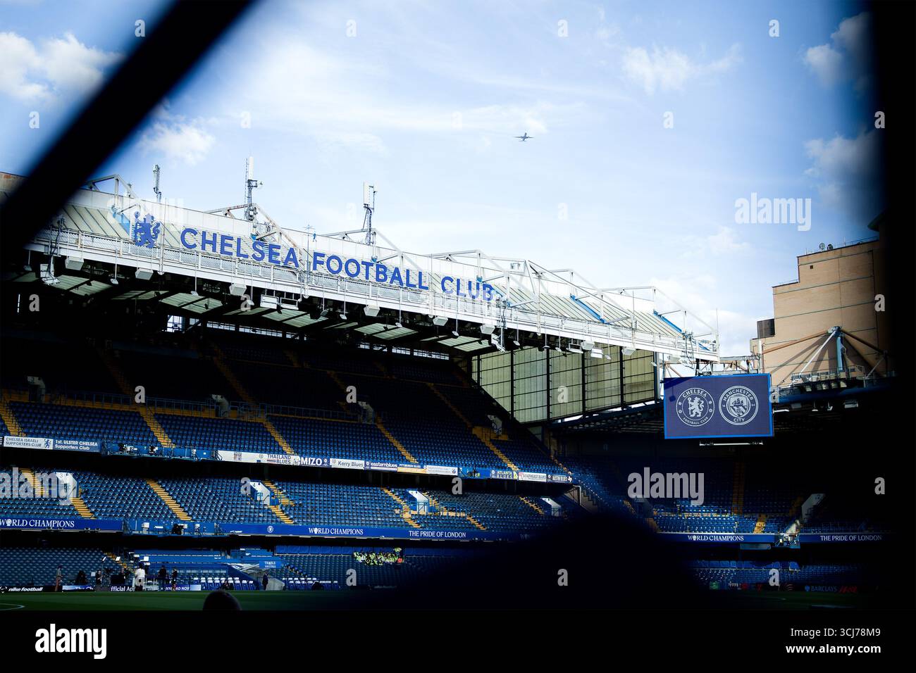 London, Großbritannien. September 2025. London, England, 05. September 2025: Stadion vor dem Spiel der Womens Super League zwischen Chelsea und Manchester City an der Stamford Bridge in London, England. (Foto: Pedro Porru/Sports Press Photo/SPP) Credit: SPP Sport Press Photo. /Alamy Live News Stockfoto