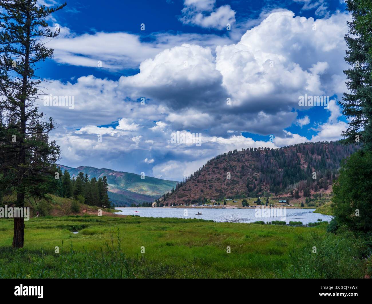 Lake, Sylvan Lake State Park, Eagle, Colorado. Stockfoto
