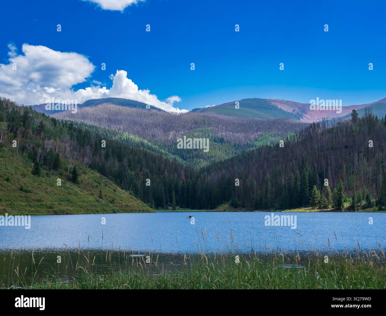 Lake, Sylvan Lake State Park, Eagle, Colorado. Stockfoto