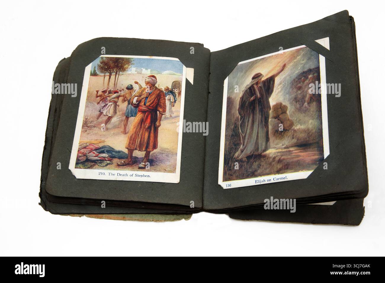 Sammlungskarten aus dem Alten und Neuen Testament aus dem 20. Jahrhundert Bibelunterrichtsbilder (die Bilder der Kinderunterrichtsstunden) Sunday School Union Stockfoto