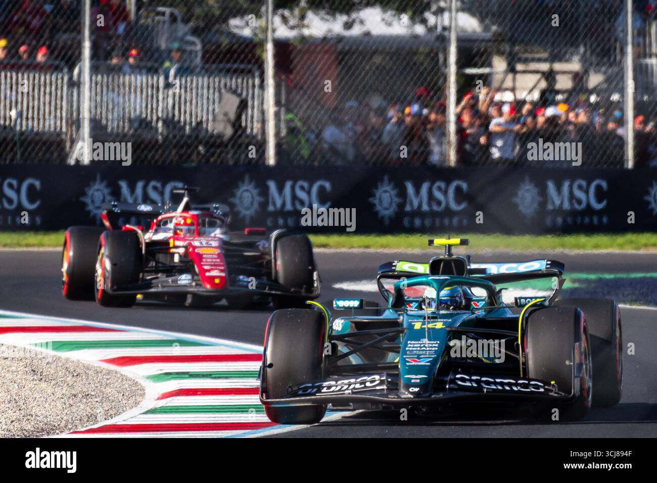 Freies Training 2 beim Großen Preis von Italien-Monza 2025 Stockfoto