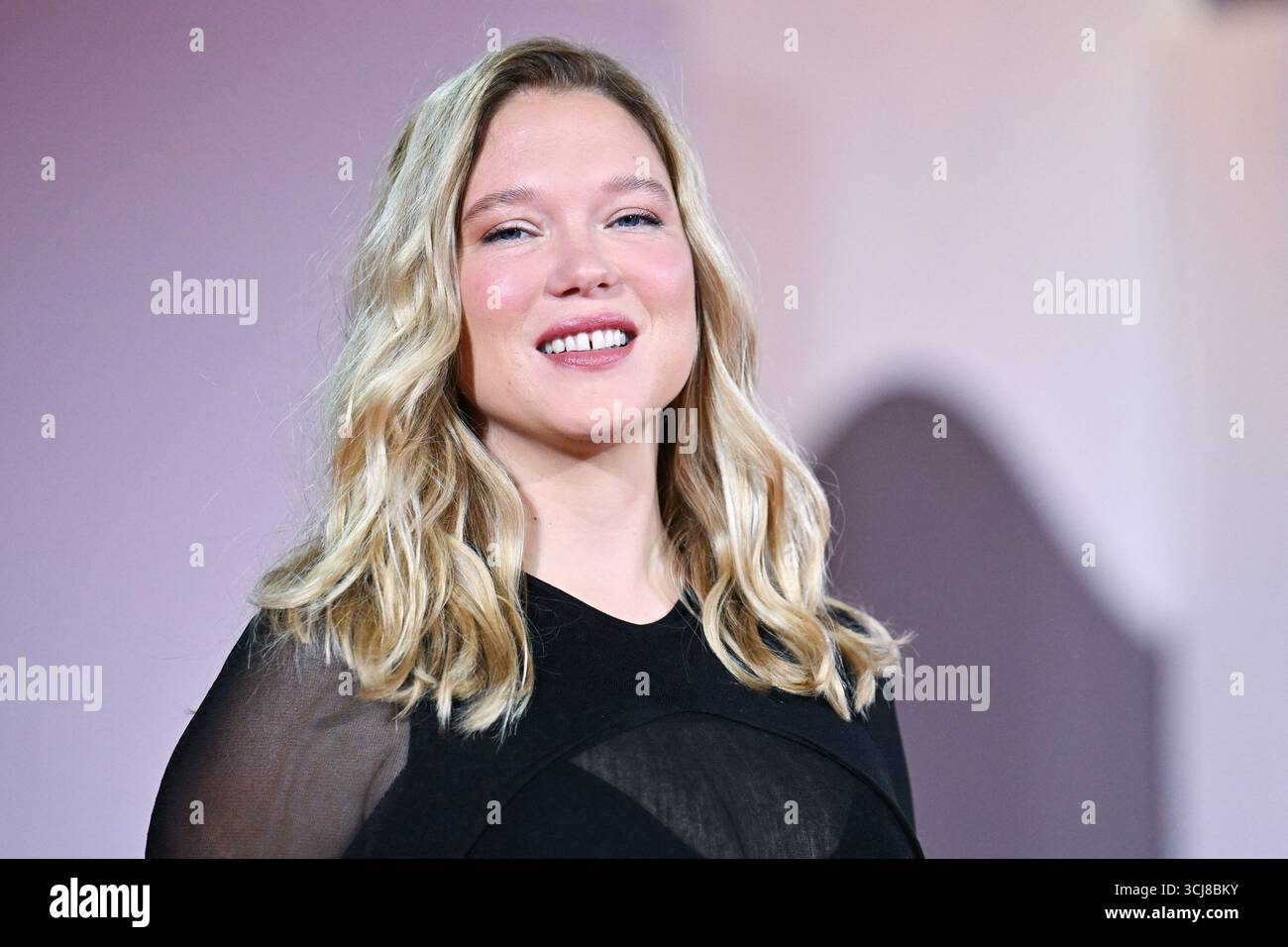 Venedig, Italien. September 2025. Lea Seydoux besuchte die Silent Friend Premiere im Rahmen des 82. Internationalen Filmfestivals von Venedig am 5. September 2025 im Lido in Venedig. Foto: Aurore Marechal/ABACAPRESS.COM Credit: Abaca Press/Alamy Live News Stockfoto