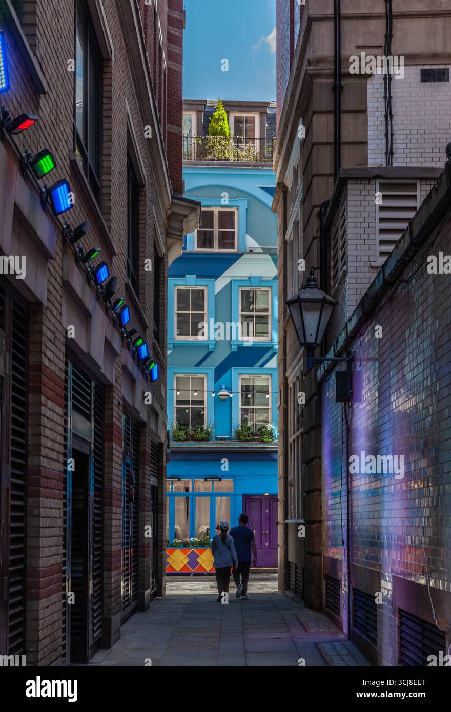 Tenison Court, Soho, London, England, Großbritannien. Stockfoto