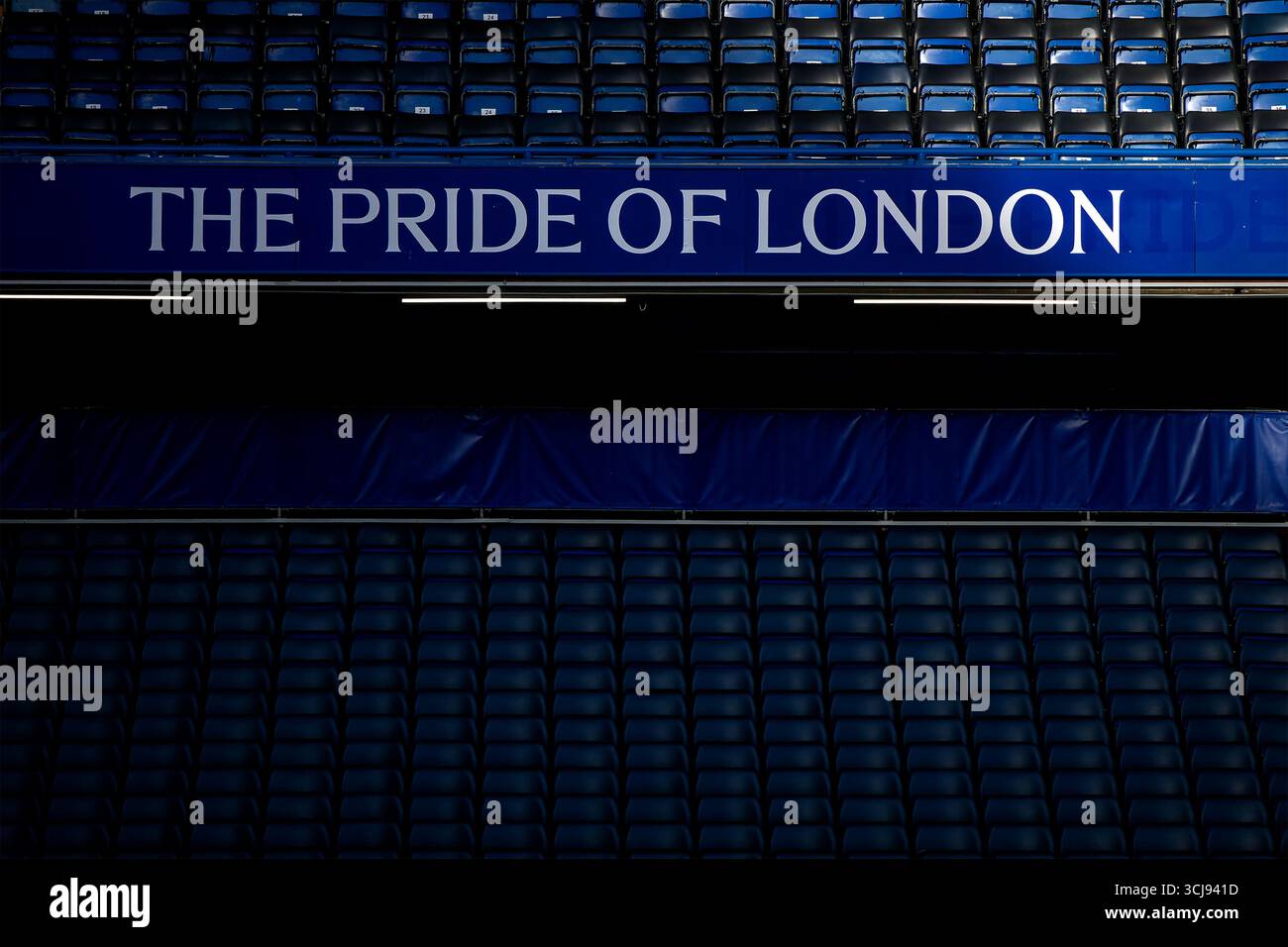 London, Großbritannien. September 2025. London, England, 05. September 2025: Steht vor dem Spiel der Womens Super League zwischen Chelsea und Manchester City an der Stamford Bridge in London. (Foto: Pedro Porru/Sports Press Photo/SPP) Credit: SPP Sport Press Photo. /Alamy Live News Stockfoto