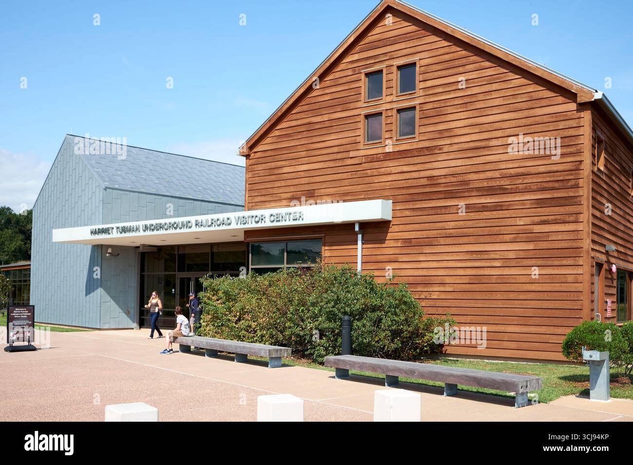 Der Harriet Tubman Underground Railroad State Park und das Visitor Center befinden sich in Dorchester County, Maryland, USA. Stockfoto