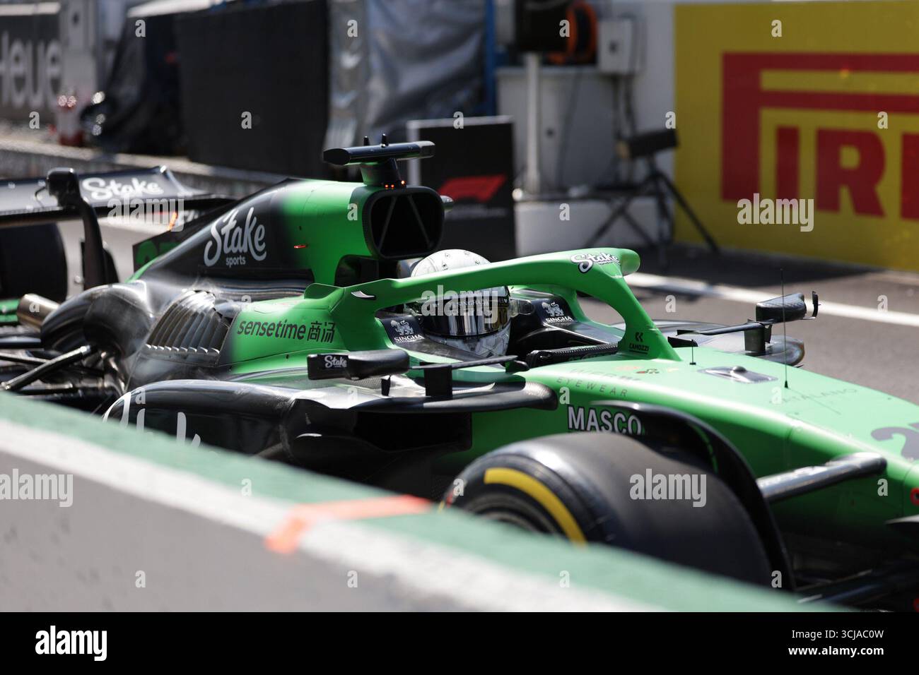 Monza, Italien. September 2025. 05.09.2025, Autodromo Nazionale Monza, Monza, FORMEL 1 PIRELLI GRAN PREMIO DÂ'ITALIA 2025, im Bild Nico HÃ¼lkenberg (DEU), Stake F1 Team Kick sauber Credit: dpa/Alamy Live News Stockfoto