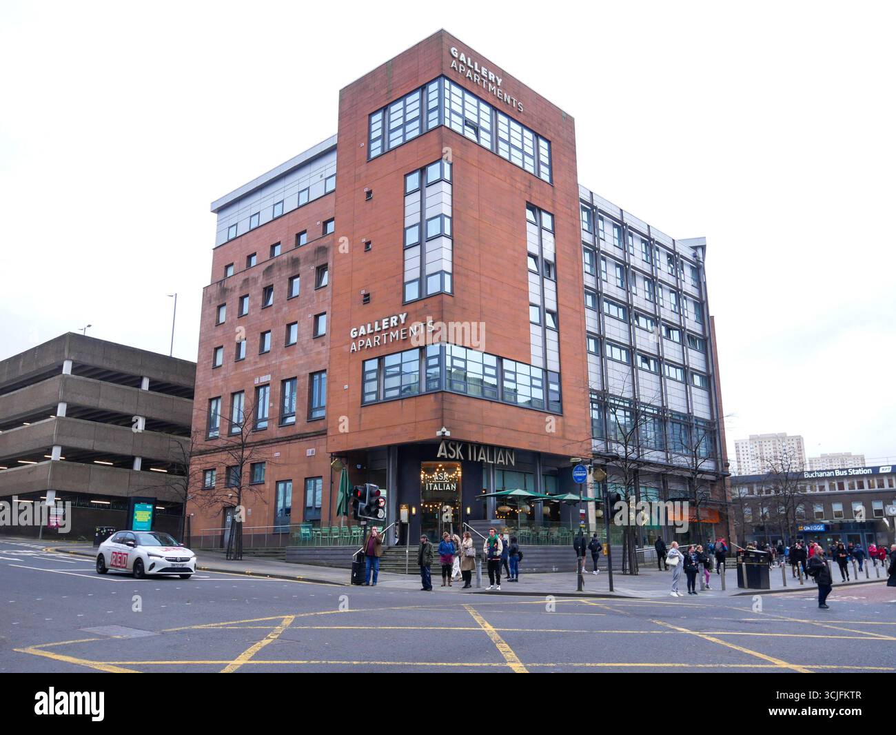Gallery Apartments Studentenunterkunft Wohnheim in Glasgow, Schottland, Großbritannien. Stockfoto