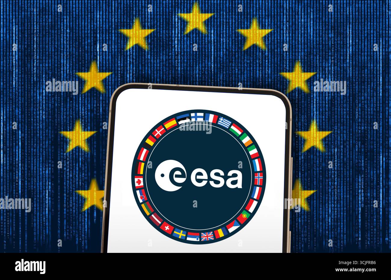 ESA - Europäische Weltraumorganisation Stockfoto