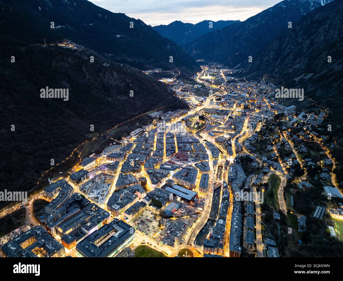 Andorra la Vella, Andorra Stockfoto