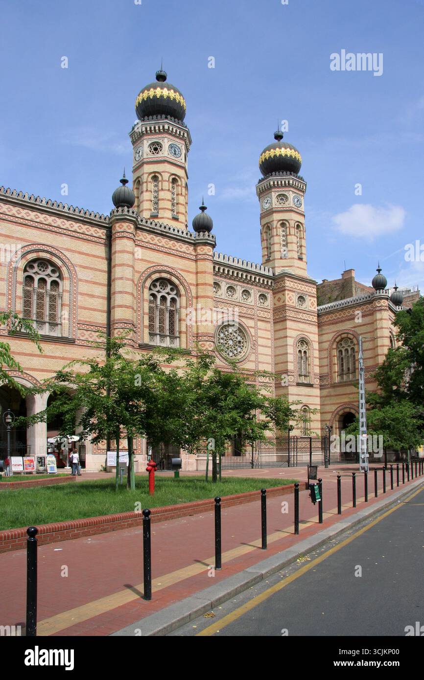 Budapest große Synagoge in der Dohany Straße Stockfoto