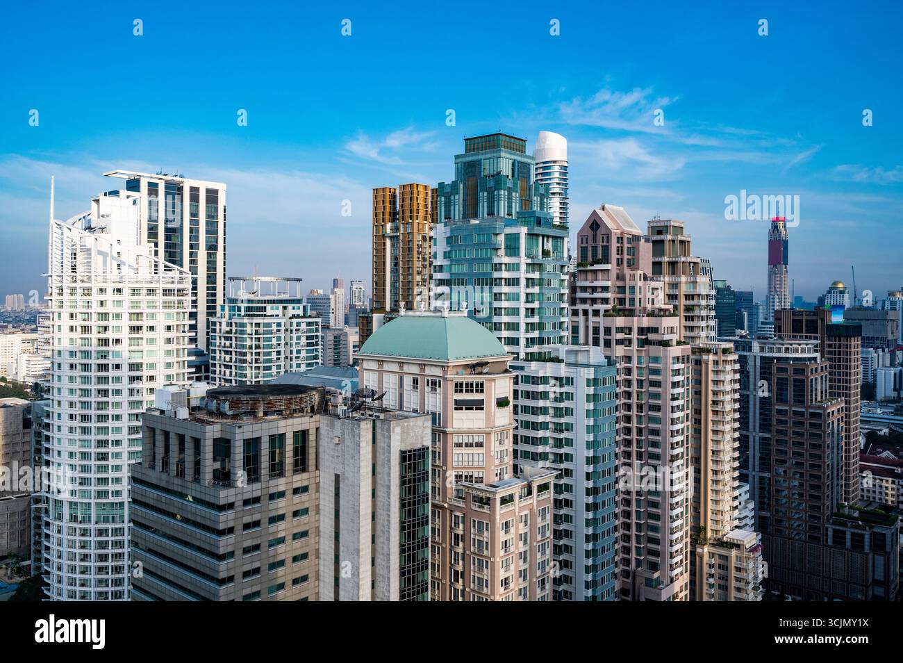 Stadtbild der thailändischen Hauptstadt Bangkok Stockfoto