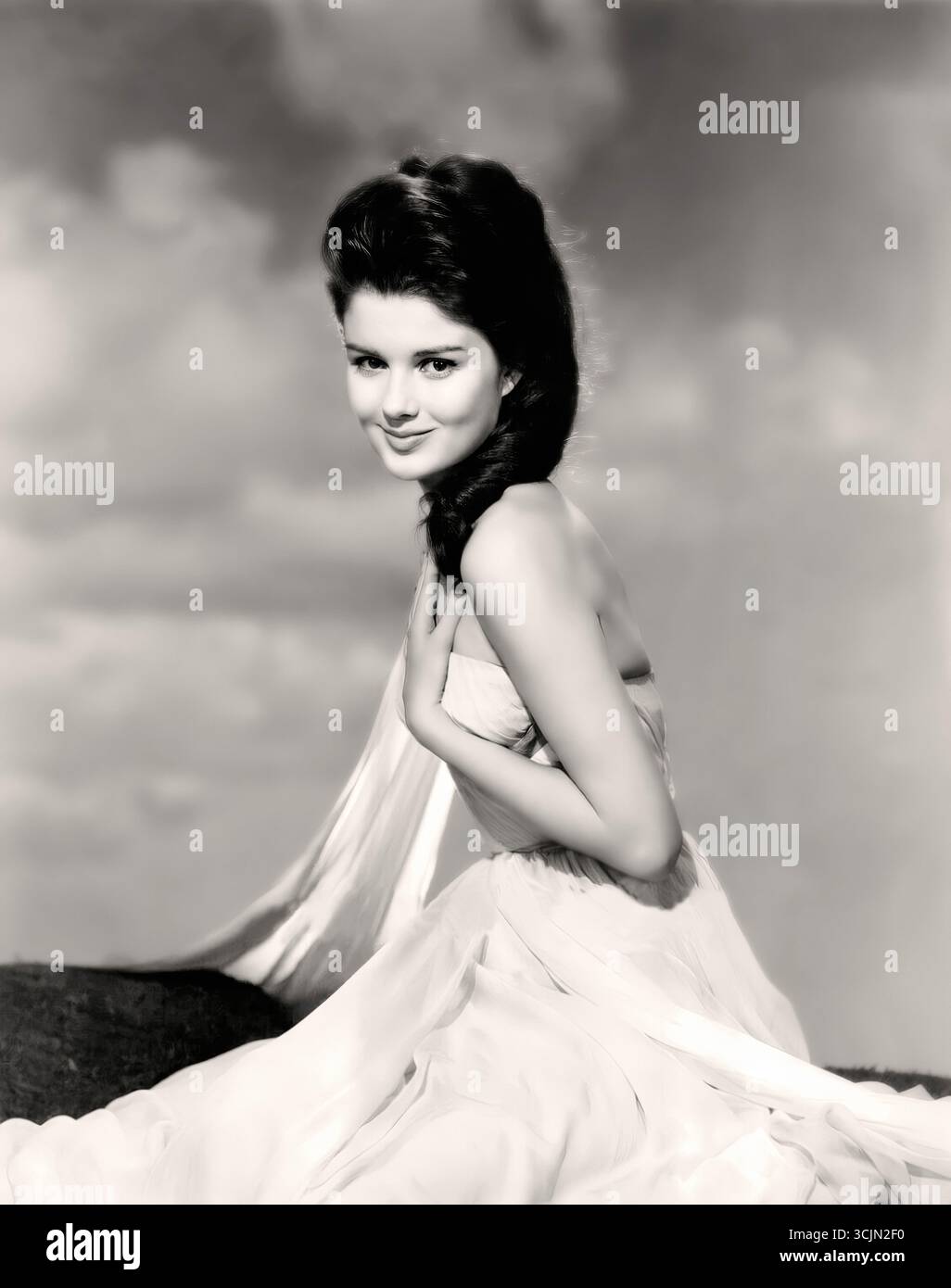 Porträt von Pamela Tiffin - Werbefoto, Fotografin unbekannt Stockfoto