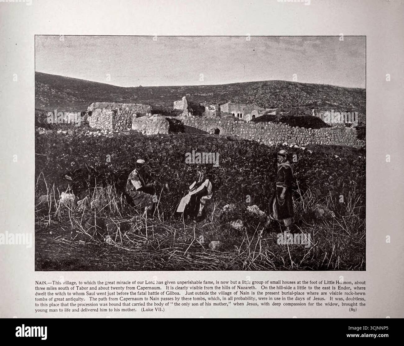Nein von den Fotos des Heiligen Landes. Eine komplette Tour durch Palästina. Ein fotografisches Panorama heiliger Geschichte. Veröffentlichungsdatum 1894 Stockfoto