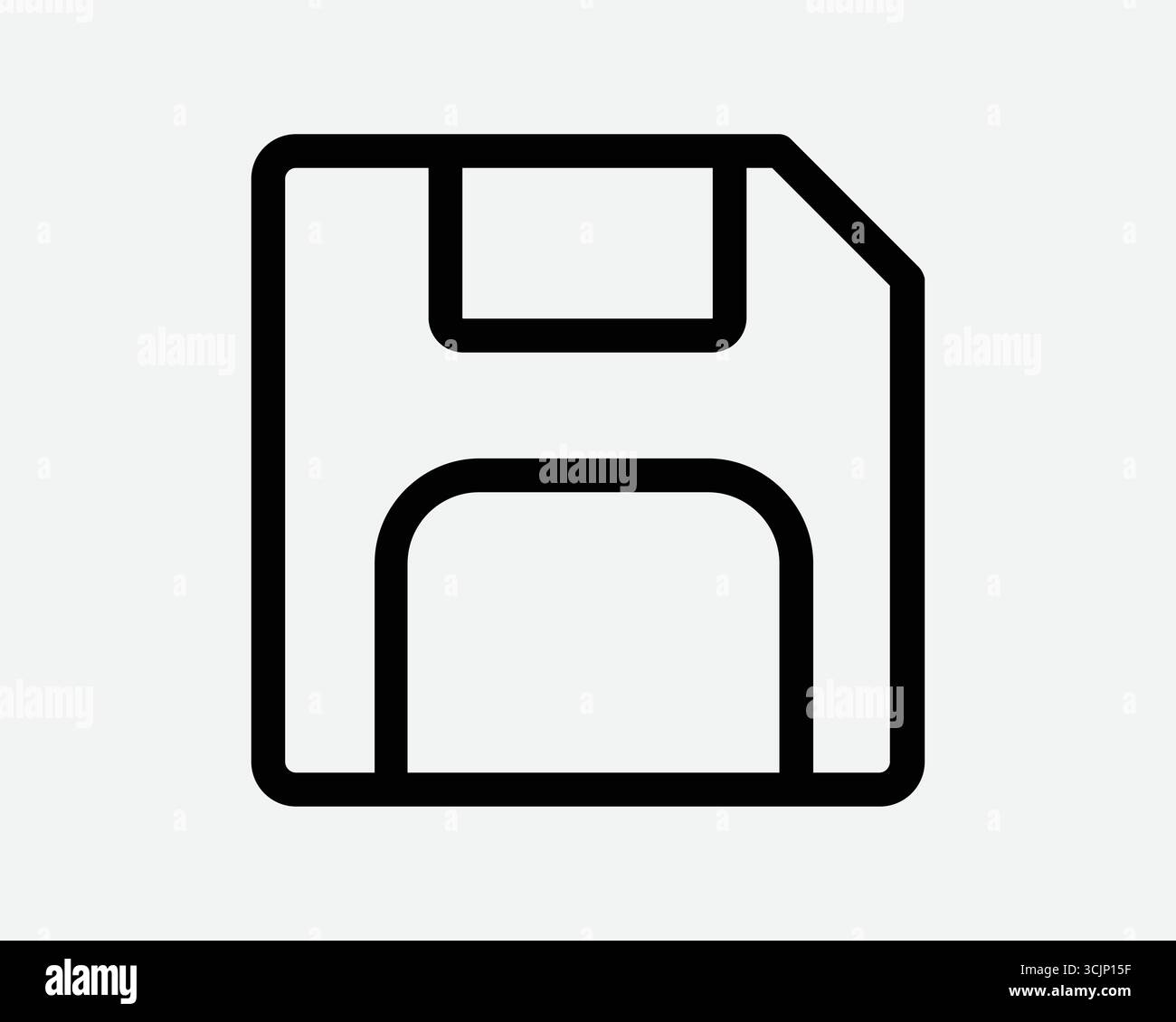 Computer Datei Zeile Speichern Symbol Digitales Dokument Diskette Speicherordner Speicher Festplattenspeicher Backup Kopie Cloud-Speicher Altes Retro-Grafik-Symbol Stock Vektor