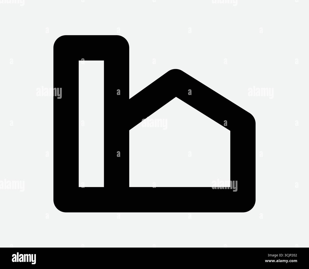 Bauernhof Icon Bauernhof Bauernhaus Landwirtschaft Gebäudestruktur Umrissform Symbol Scheune Lagerhaus Linie Ländliches Haus Eigentum Rinder Tiere Zeichen Grafik Cli Stock Vektor