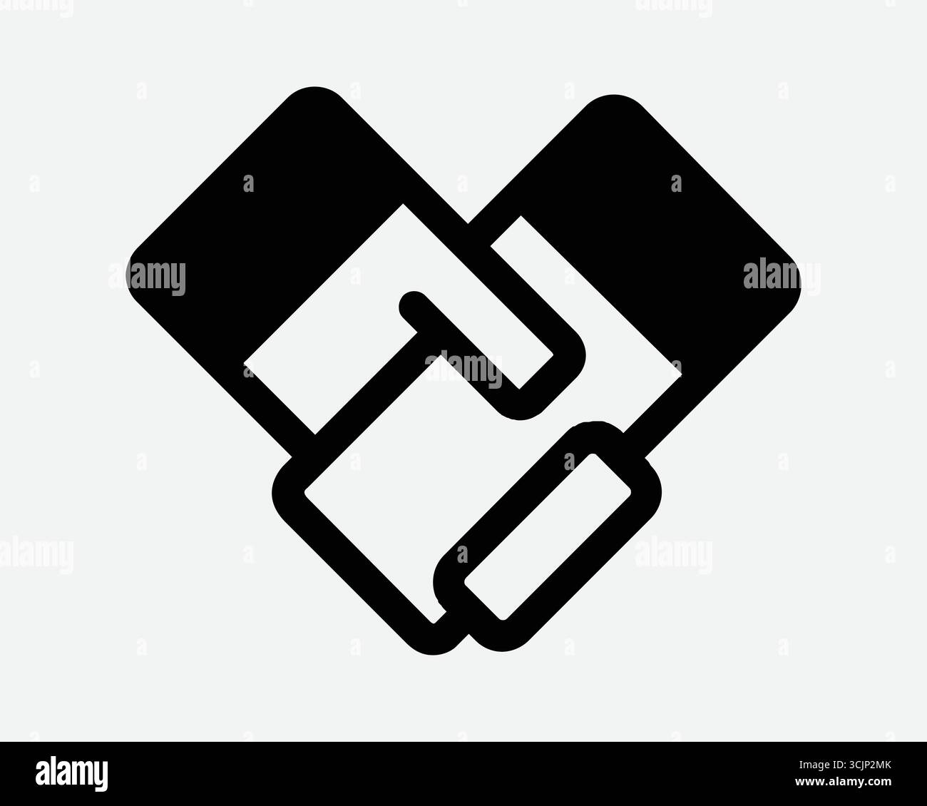 Handshake Vereinbarung Symbol Geschäft Geschäft Handshake freundlich Vertrag Partnerschaft Zusammenarbeit Zusammenarbeit Meeting Geste Vertrauen Zusammenarbeit Zusammenarbeit Zeichen Stock Vektor