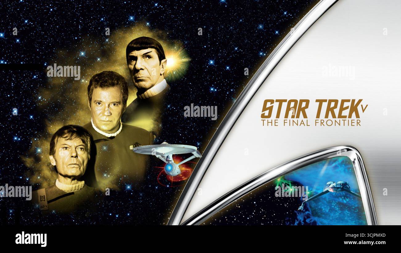 LEONARD NIMOY, WILLIAM SHATNER UND DEFOREST KELLEY IN STAR TREK V: THE FINAL FRONTIER (1989) UNTER DER REGIE VON WILLIAM SHATNER. Quelle: PARAMOUNT PICTURES / Album Stockfoto