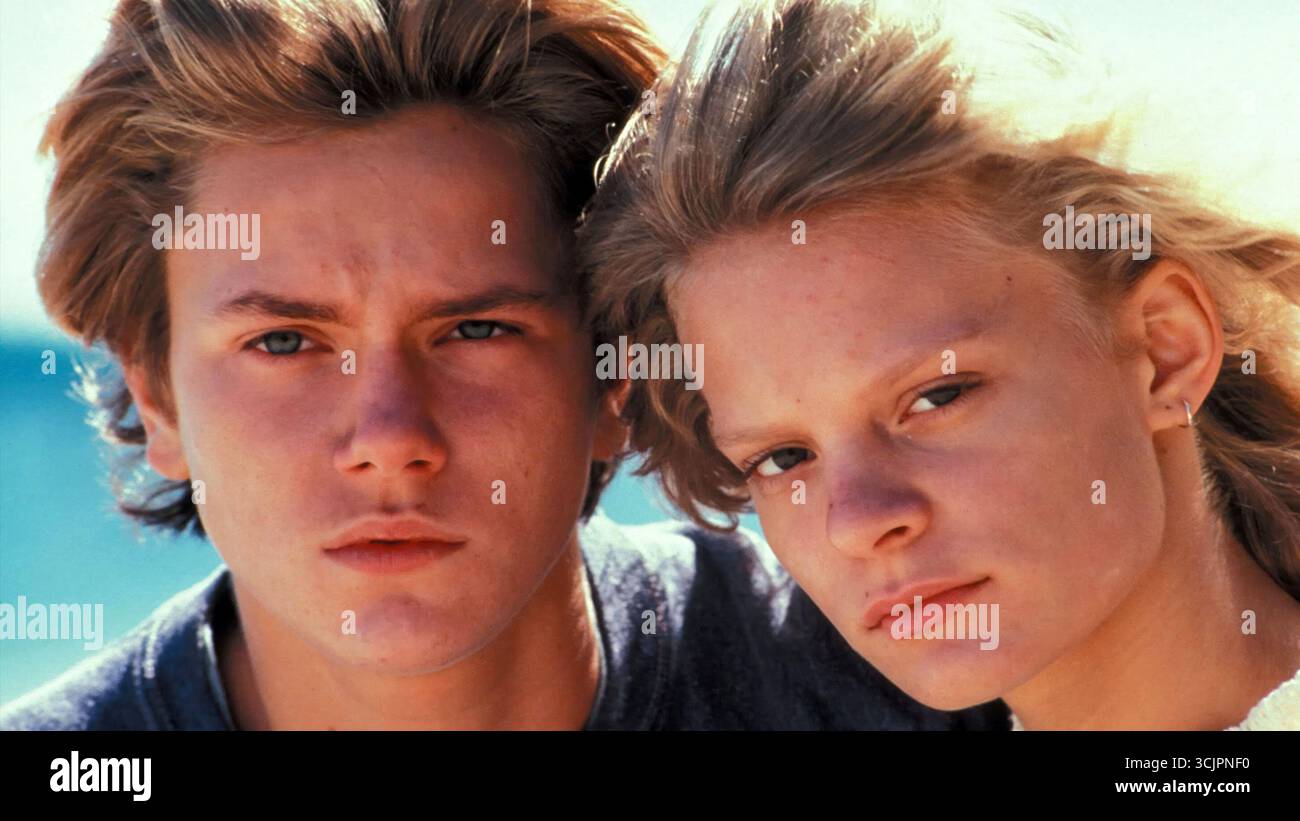 MARTHA PLIMPTON und RIVER PHOENIX in RUNNING ON EMPTY (1988), Regie führte SIDNEY LUMET. Beschreibung: WARNER BROTHERS / Album Stockfoto