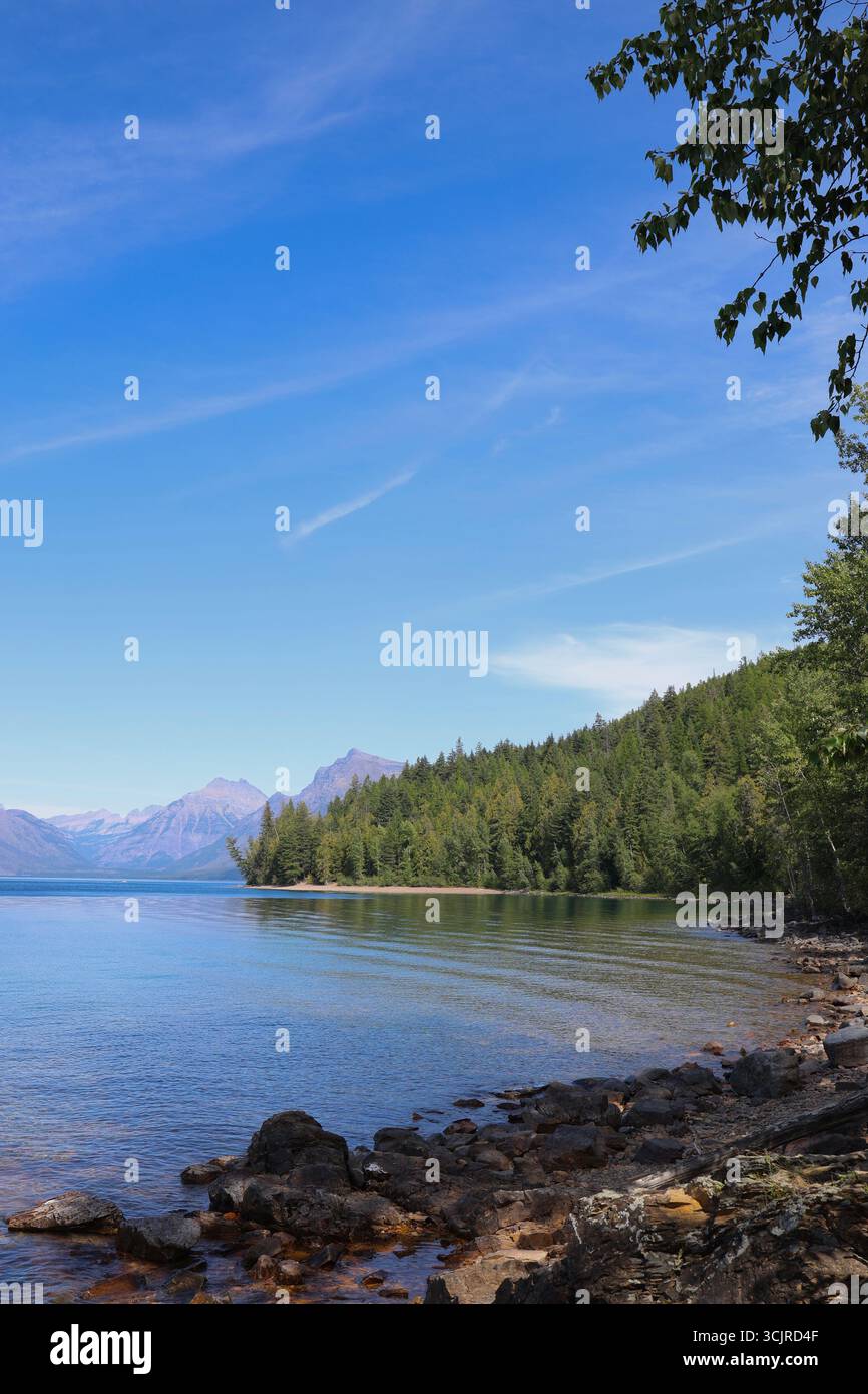 Ein ruhiger Ort in Montana Stockfoto
