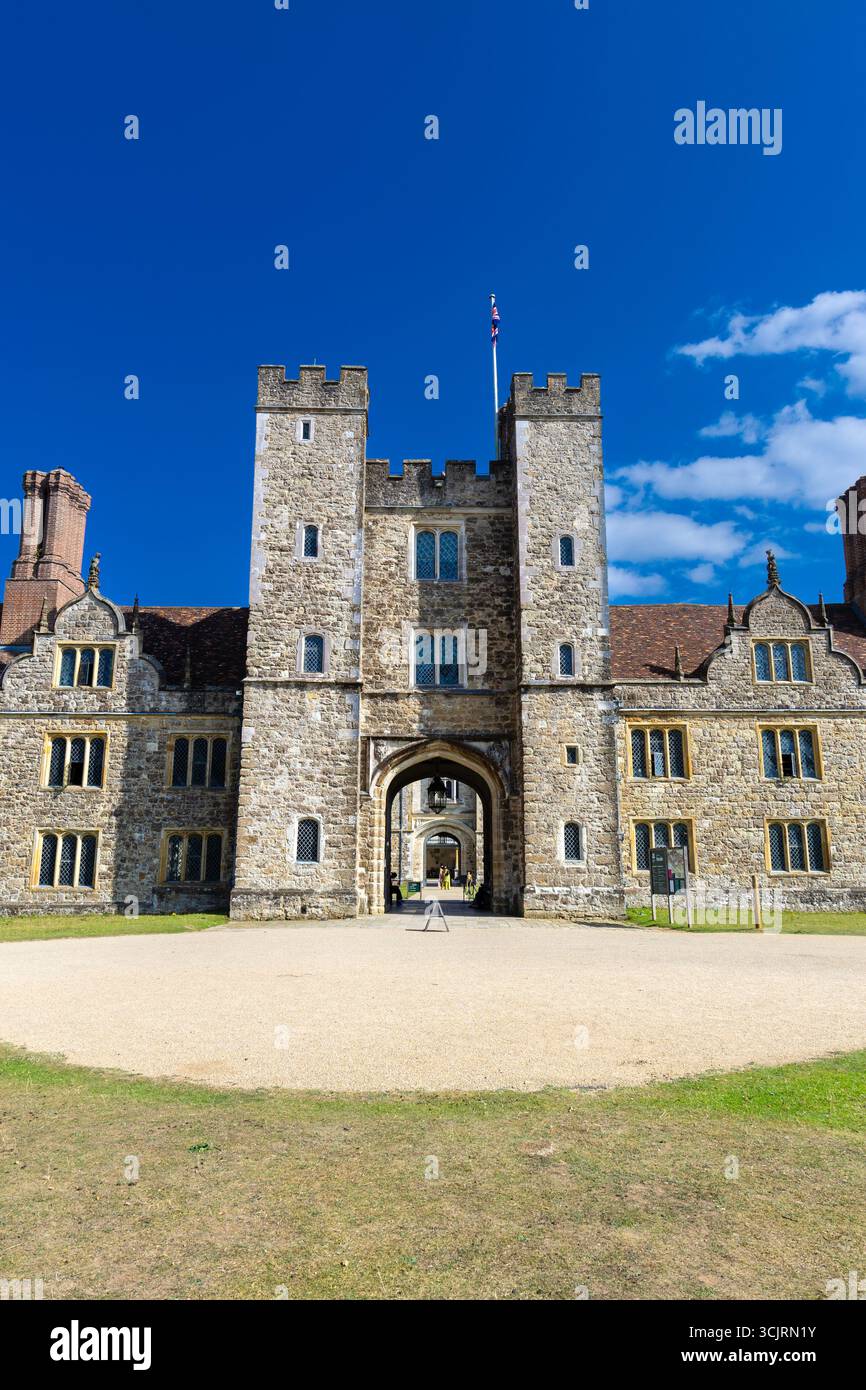 Äußere von Knole House, Sevenoaks, Kent, England Stockfoto