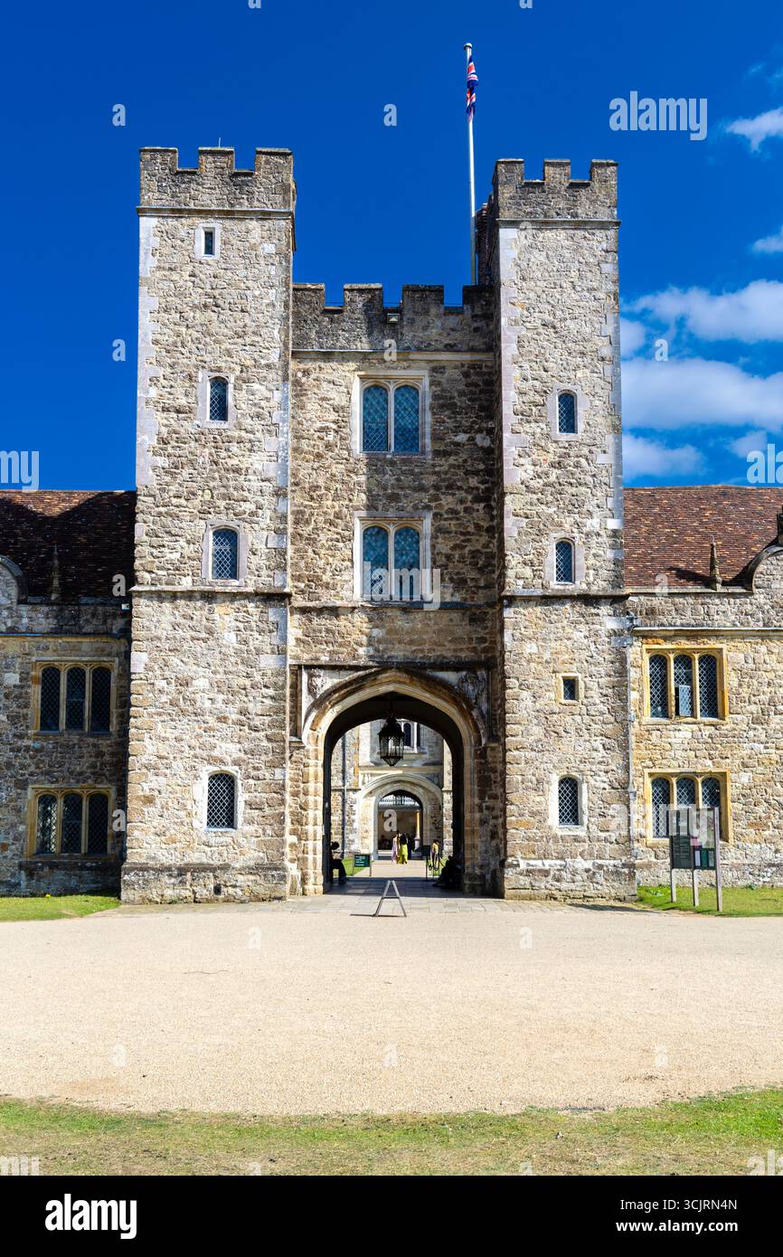 Äußere von Knole House, Sevenoaks, Kent, England Stockfoto