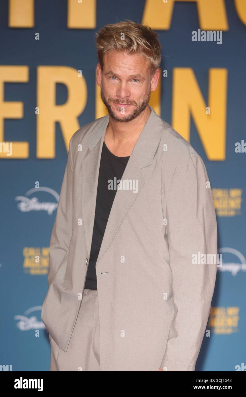 Frederic Heidorn bei der Premiere der Disney Serie Call My Agent Berlin im Colosseum Kino. Berlin, 08.09.2025 *** Frederic Heidorn bei der Premiere der Disney-Serie Call My Agent Berlin im Colosseum Cinema Berlin, 08 09 2025 Foto:xD.xHerrickx/xFuturexImagex Agent 5954 Stockfoto