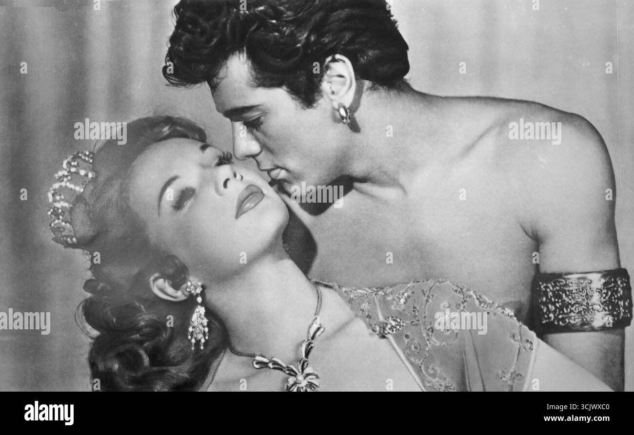 Der US-amerikanische Schauspieler Tony Curtis und Piper Laurie in dem Film The Prince Who Was a Thief, USA 1951 Stockfoto