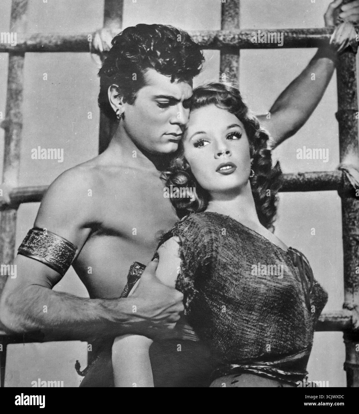 Der US-amerikanische Schauspieler Tony Curtis und Piper Laurie in dem Film The Prince Who Was a Thief, USA 1951 Stockfoto