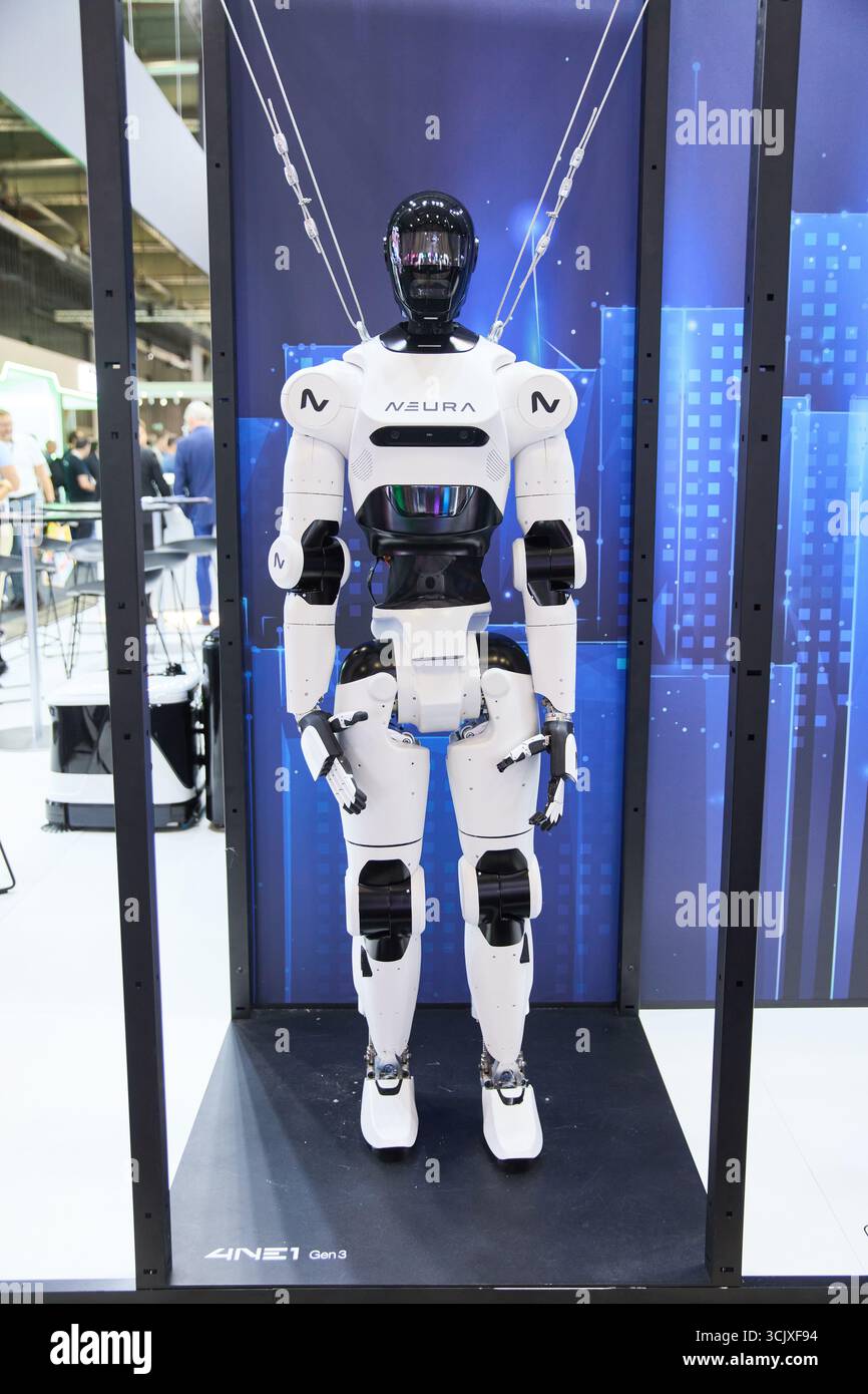 BERLIN, DEUTSCHLAND - 7. September 2025: Neura Robot auf der IFA-Messe zu sehen Stockfoto