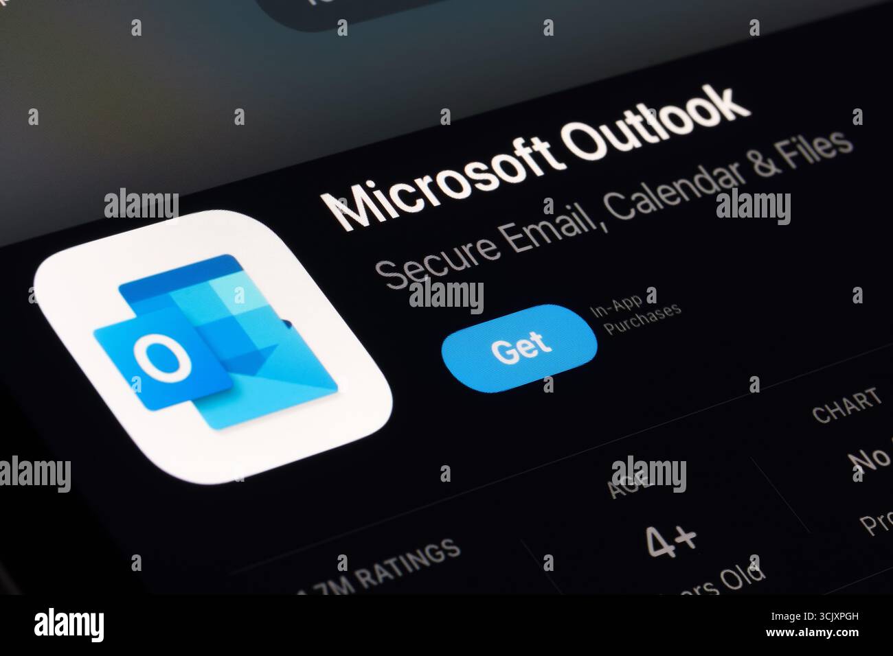 Microsoft Outlook-App Stockfoto