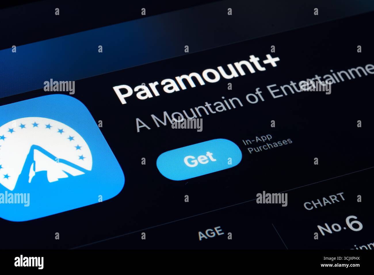Paramount+-App Stockfoto