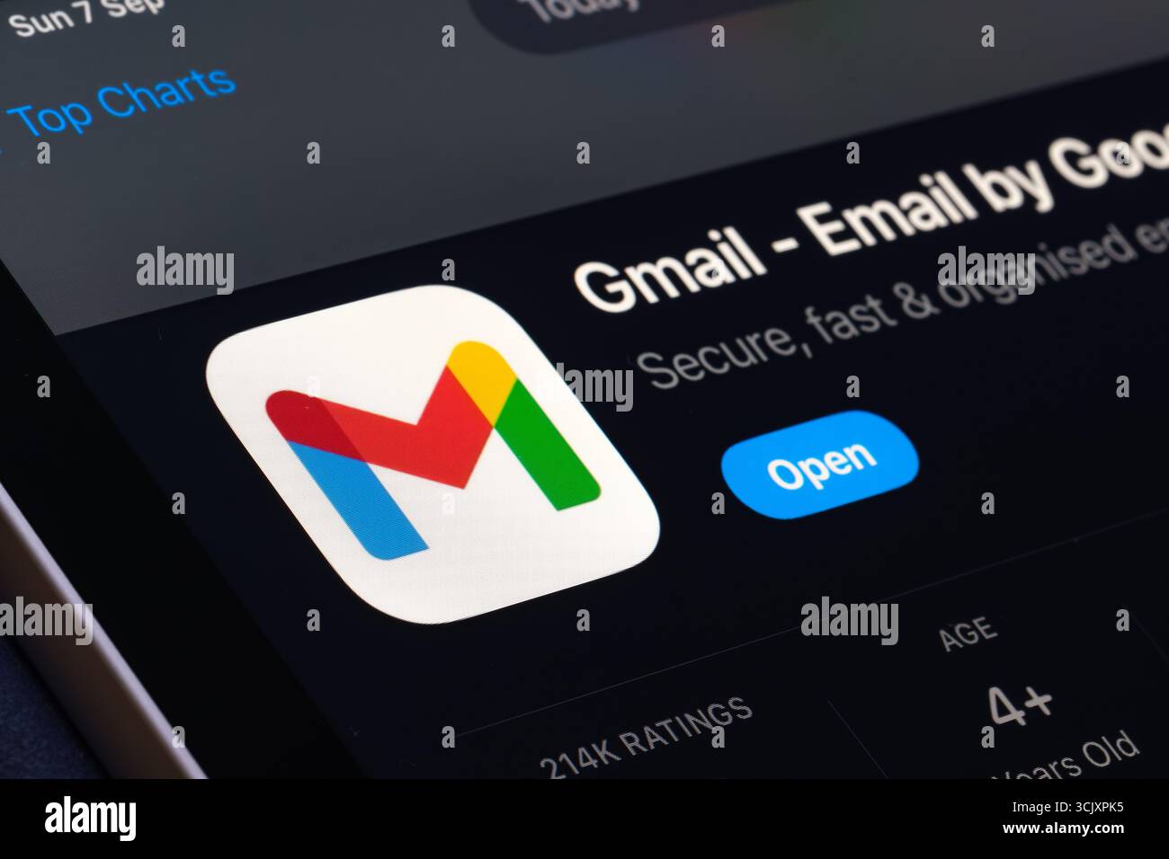 Gmail-App Stockfoto Gmail-App Stockfoto