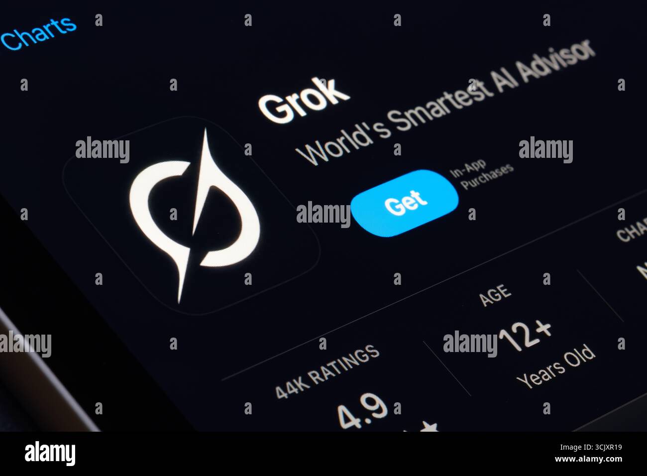 Grok AI App Stockfoto