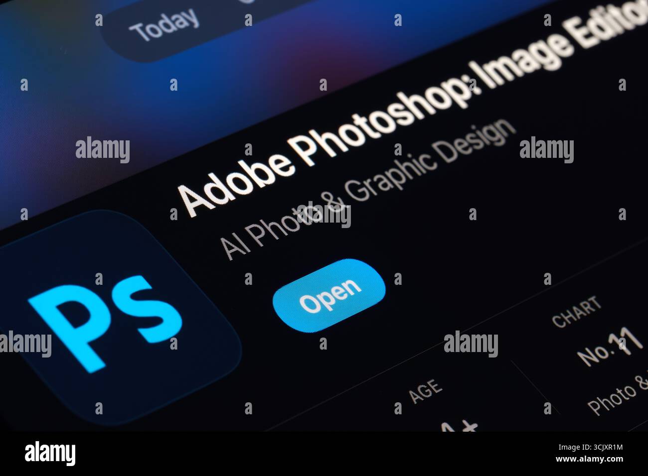 Adobe Photoshop App Stockfoto