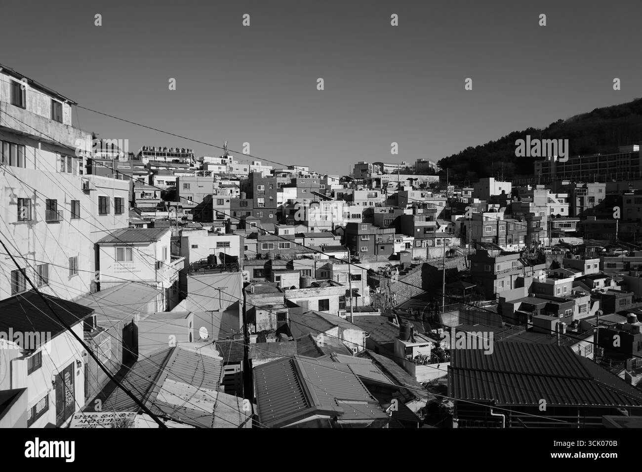 Busan, Südkorea: Gamcheon Culture Village Stockfoto