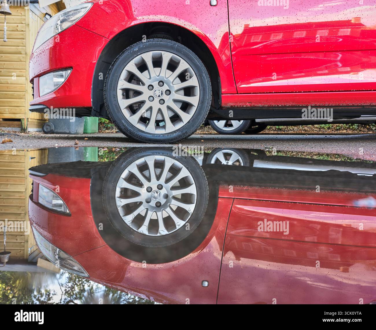 Reflexion Stockfoto