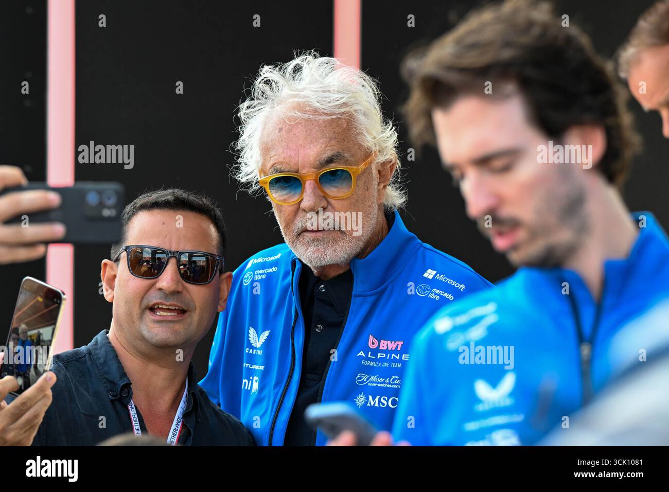 Dutch GP F1 2025 am 31 2025. August in Zandvoort, Niederländisch - Formel 1 Flavio Briatore Alpine Stockfoto
