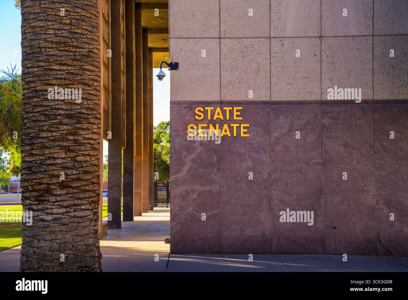Außenansicht des Senatsgebäudes von Arizona in Phoenix Stockfoto
