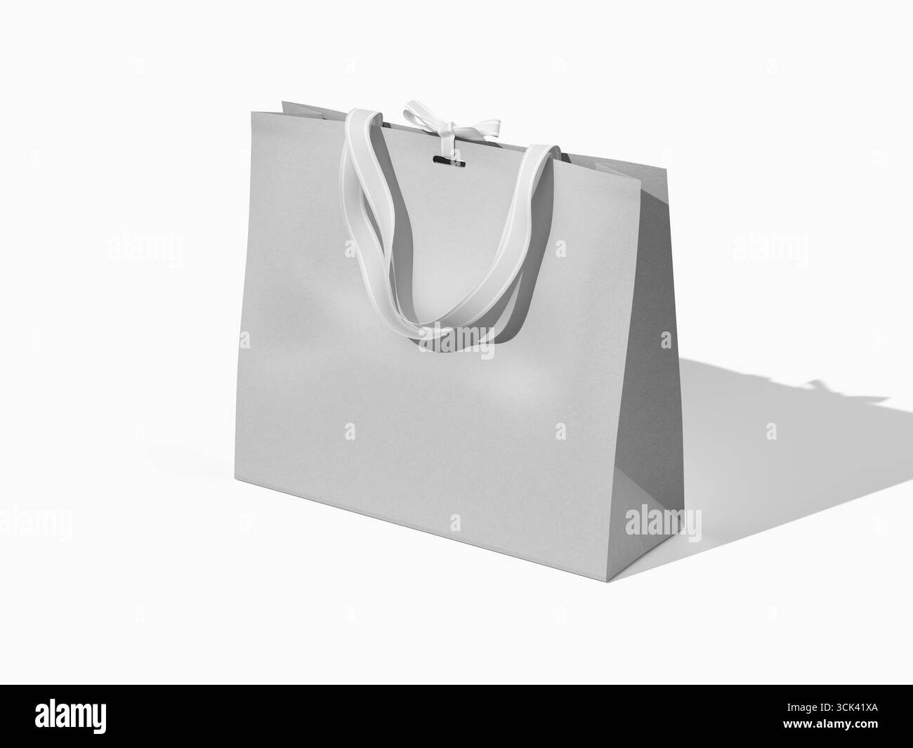 Modische Einkaufstasche mit großer Einzeltasche Stockfoto